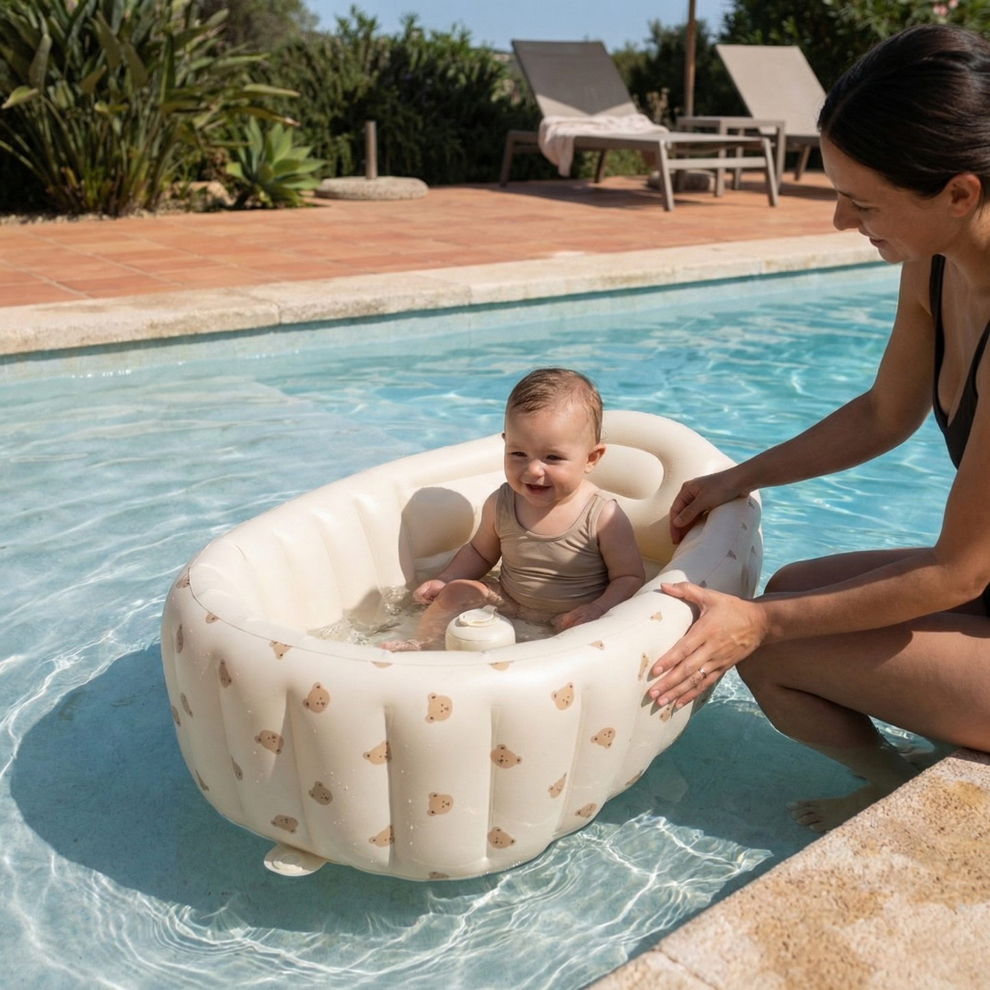 TRUVO Baby Bath Tub - Safe & Portable