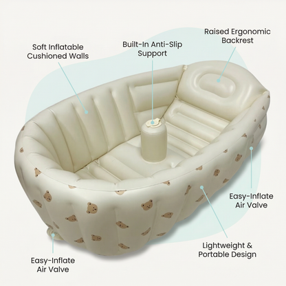 TRUVO Baby Bath Tub - Safe & Portable