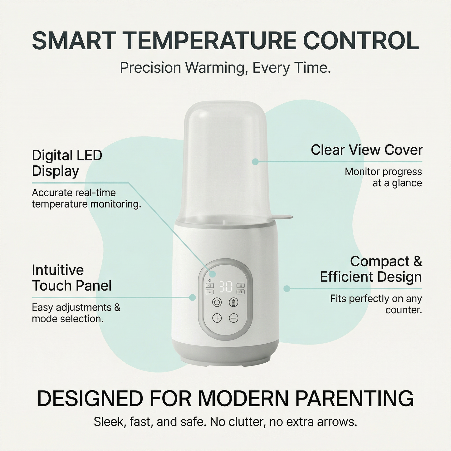 TRUVO Baby Bottle Warmer - Fast & Portable