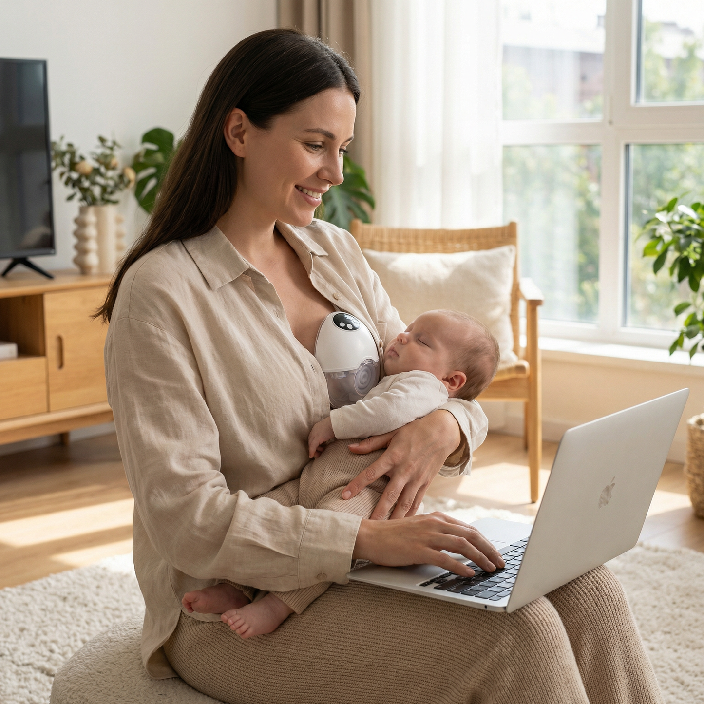 TRUVO Electric Breast Pump - Portable & Quiet