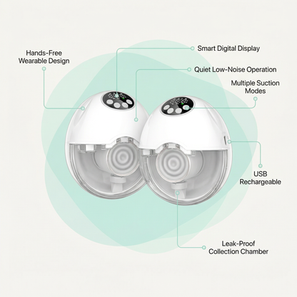 TRUVO Electric Breast Pump - Portable & Quiet