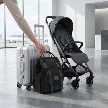 TRUVO Nappy Bag - Waterproof Backpack with USB