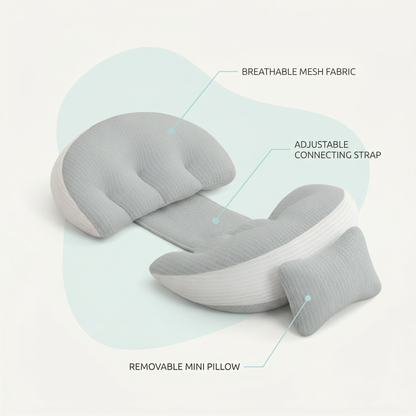 TRUVO Pregnancy Pillow – Full Body Comfort Cushion