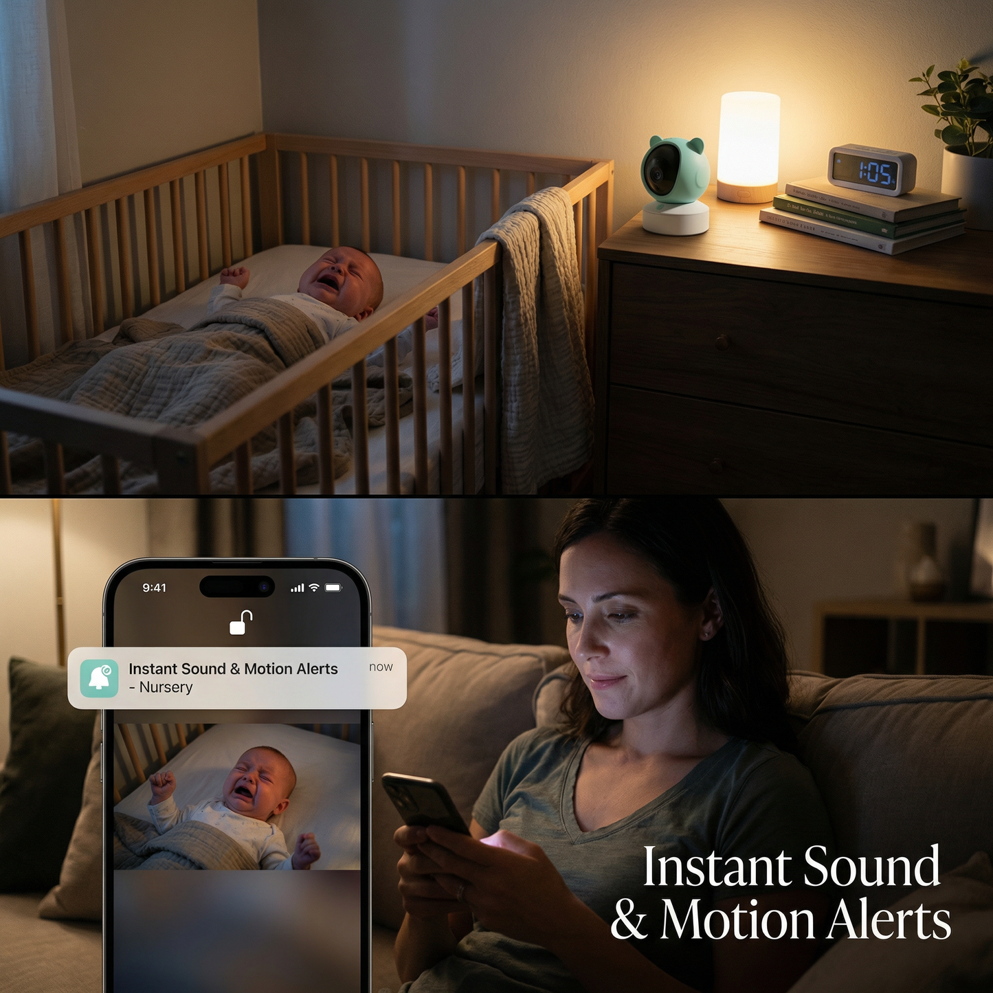 TRUVO Smart Baby Monitor - No Wifi Needed